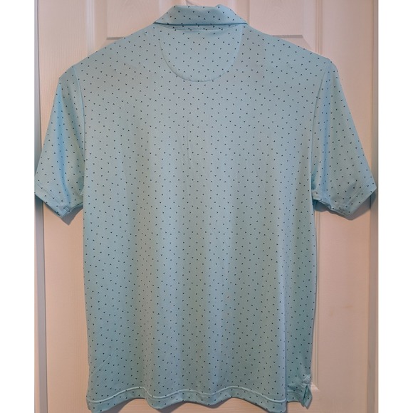 NWOT Callaway Golf Polo Mens L Chevron Print Performance BEAUTIFUL PATTERN! - Picture 4 of 7